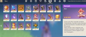 VENDO CONTA GENSHIN - Skirk + Shogun + Nahida + Mualani - Genshin Impact