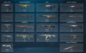 Conta Valorant Várias Skins