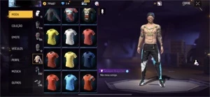 Conta free fire, muito gemada! Nvl 76