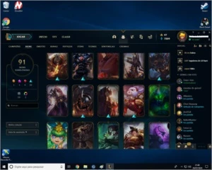 conta lol platina - League of Legends