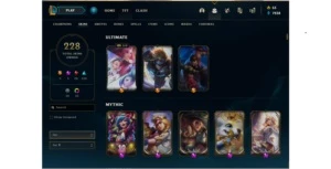 Conta League of Legends Platina LOL