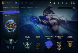 Conta League of Legends Platina
