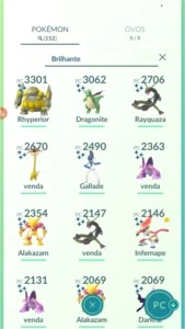 Conta level 38 Pokémon go