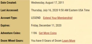 Conta AQW quase 9 anos Lvl 100 - Adventure Quest World