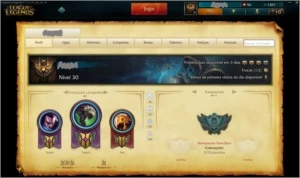 CONTA UNRANKED 5/0 + 102 CAMPEOES + 26 SKINS + 3 PAG RUNAS - League of Legends LOL