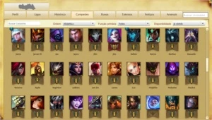 CONTA UNRANKED 5/0 + 102 CAMPEOES + 26 SKINS + 3 PAG RUNAS - League of Legends LOL