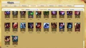 CONTA UNRANKED 5/0 + 102 CAMPEOES + 26 SKINS + 3 PAG RUNAS - League of Legends LOL