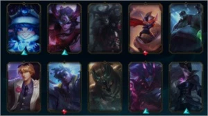 Conta Gold,mmr bom,105 campeões,25 skins boas 52 no total - League of Legends LOL