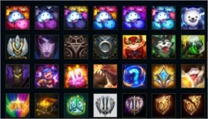 Conta Gold,mmr bom,105 campeões,25 skins boas 52 no total - League of Legends LOL