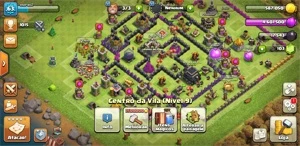conta de clash of clans cv9