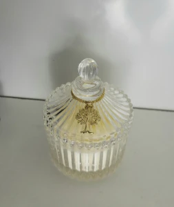 Vela Aromática Artesanal em Bomboniere de Vidro