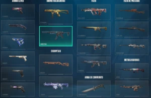 Vendo conta de valorant com 1800 reais em skins