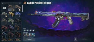 Vendo conta de valorant com 1800 reais em skins