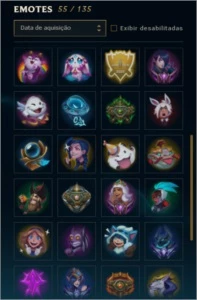 Conta lol Mestre (emotes mestre qiyana aphelios) - League of Legends