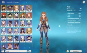 AR 56 END GAME (15 T5 COM CONSTELAÇÕES!)ALOY YOIMIYA MONA C1 - Genshin Impact