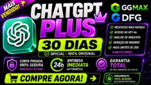 ChatGPT Plus 30 Dias + Codex| Acesso Premium + Suporte | - Inteligência Artificial