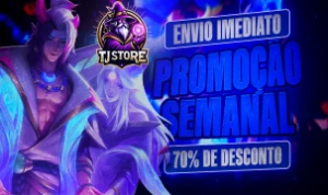 Envio De Presente 70% Off - Promoção Semanal | LOL - League of Legends