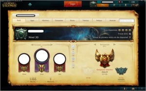 Conta LoL Ouro IV - League of Legends