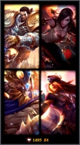 Conta LoL Ouro IV - League of Legends