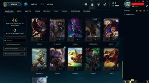 Conta LoL //  Nv 44 // 41 Champs // 4 SKins // Unranked - League of Legends