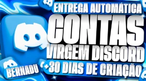 Contas Discord Virgem +30 Dias - Email+senha+token ( Preço B