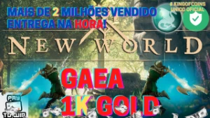 NEW WORLD GOLD - 💥 SERVER GAEA 💥 -Entrega imediata 2023