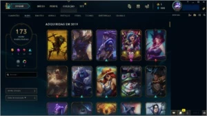 CONTA GOLD 3 Seasons 6, 7 e 9 173 SKINS TODOS OS CHAMPIONS - League of Legends LOL