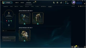 CONTA GOLD 3 Seasons 6, 7 e 9 173 SKINS TODOS OS CHAMPIONS - League of Legends LOL