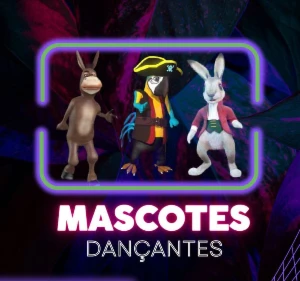 Mascotes Dançantes Editáveis No Canva - Outros