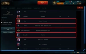 Conta League Of Legends Diamante IV S6, 41 Skins. LOL