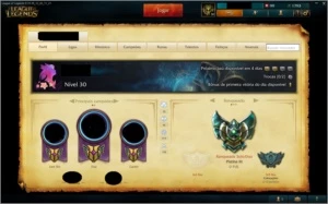 Conta League Of Legends Diamante IV S6, 41 Skins. LOL