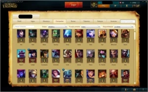 Conta League Of Legends Diamante IV S6, 41 Skins. LOL