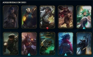 Conta plat 3 mmr mestre 65% win rate main ADC, SÓ SKIN DAORA - League of Legends: Wild Rift LOL WR