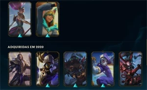Conta plat 3 mmr mestre 65% win rate main ADC, SÓ SKIN DAORA - League of Legends: Wild Rift LOL WR