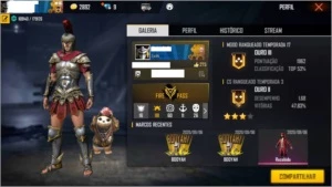 Conta Free Fire Ouro 3 Com roupas e muito + ver os print