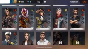 Conta Free Fire Ouro 3 Com roupas e muito + ver os print