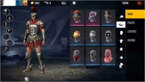 Conta Free Fire Ouro 3 Com roupas e muito + ver os print