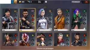 Conta Free Fire Ouro 3 Com roupas e muito + ver os print