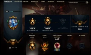 Conta League of Legends GOLD 2 / 126 campeões / 85 skins LOL