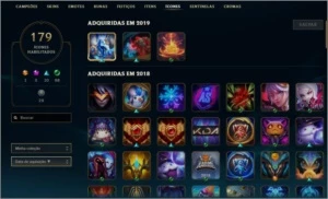 Conta League of Legends GOLD 2 / 126 campeões / 85 skins LOL