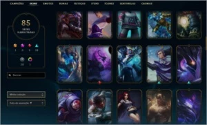 Conta League of Legends GOLD 2 / 126 campeões / 85 skins LOL