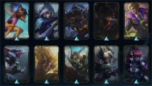 Conta perfeita para você que gosta de ter varias skins - League of Legends LOL