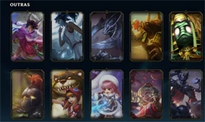 Conta perfeita para você que gosta de ter varias skins - League of Legends LOL