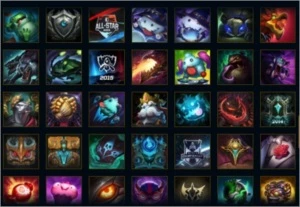 CONTA LEAGUE OF LEGENDS - DIAMANTE 1, 83 SKINS, 41 EMOTES LOL