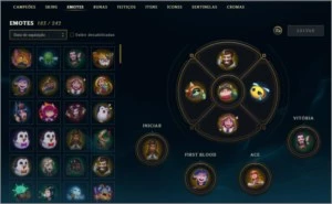 Conta league of legends - todos os champs.+194 Skins Lvl-342 LOL