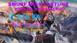 CONTA SMURF UNRANKED COM MISS FORTUNE COELHA DE BATALHA - League of Legends LOL