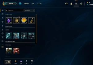 CONTA SMURF UNRANKED COM MISS FORTUNE COELHA DE BATALHA - League of Legends LOL
