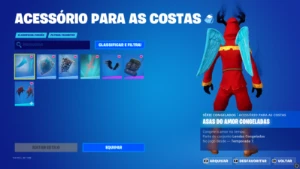 Conta Fortnite com skins desde o passe de batalha 4