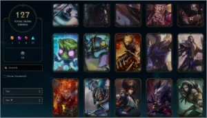 Conta league of legends Lv 317 todos campeões 127 skins LOL