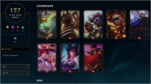 Conta league of legends Lv 317 todos campeões 127 skins LOL